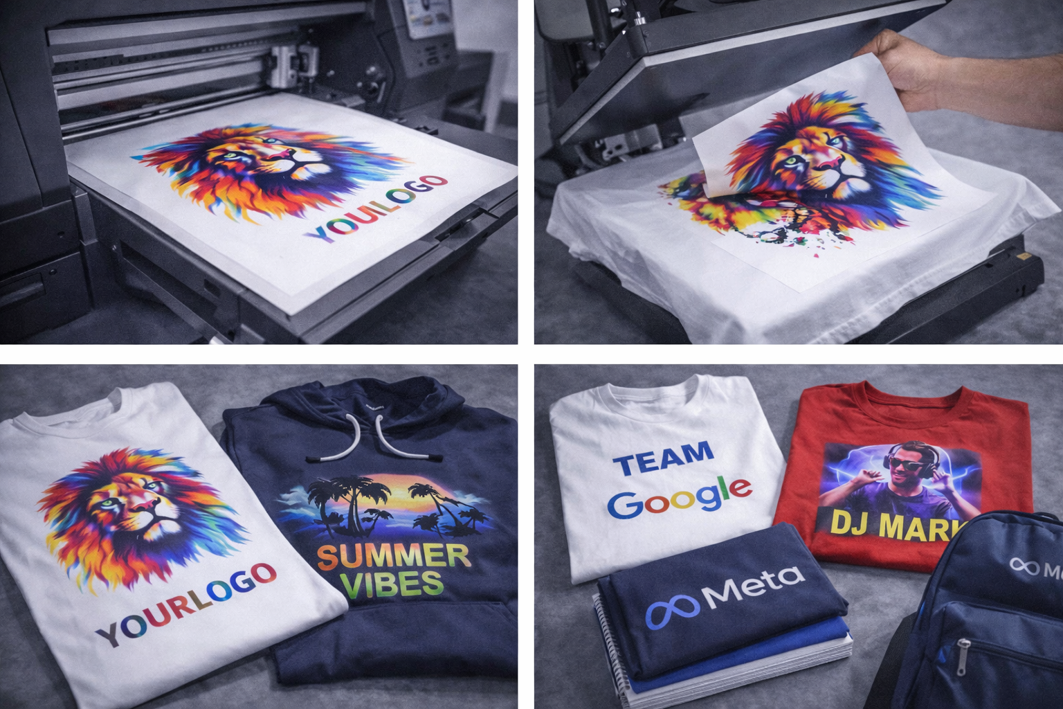 Transfer digital pe textile | Print personalizat durabil