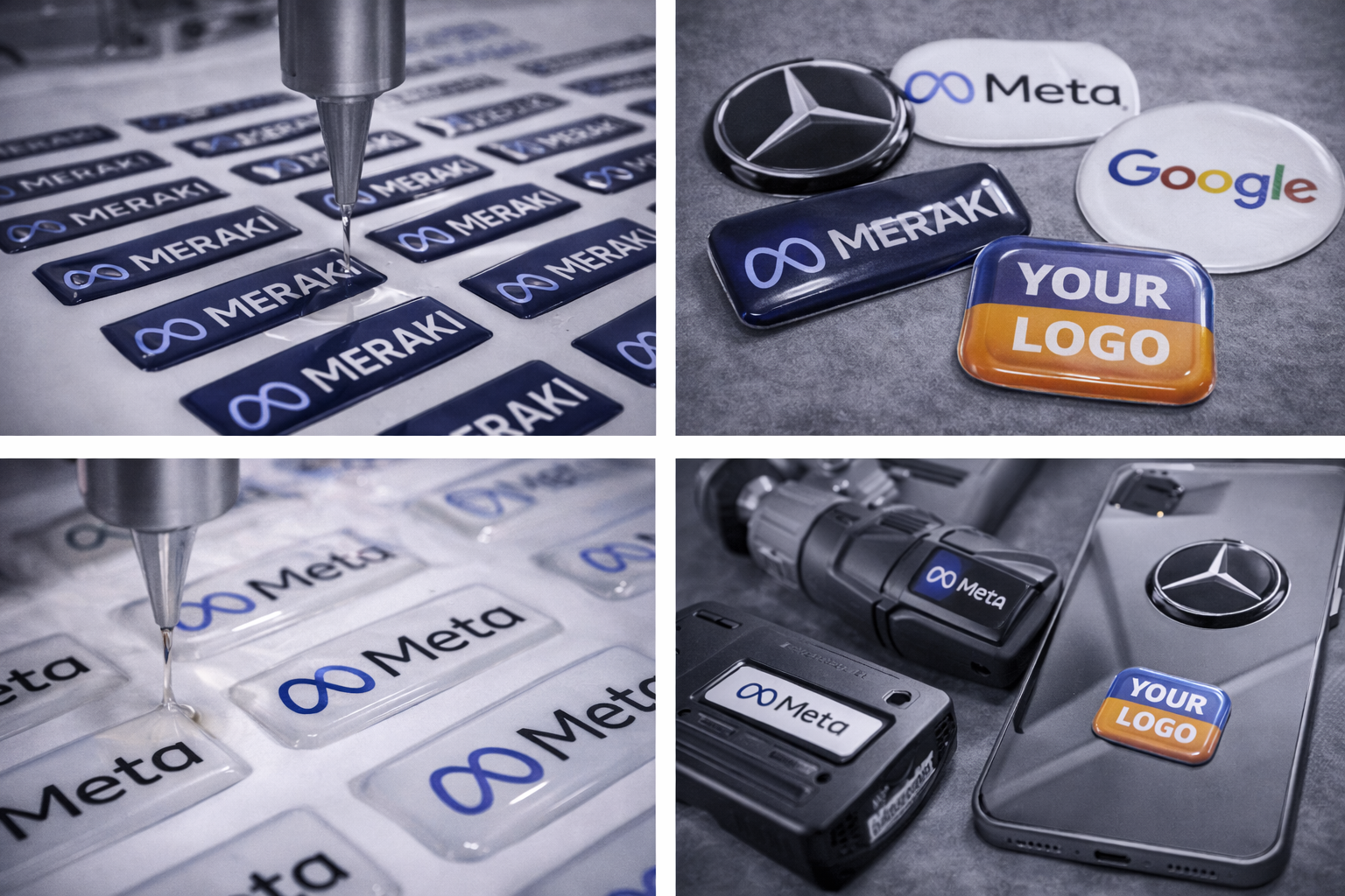 Stickere volumetrice 3D | Etichete cu rășină doming